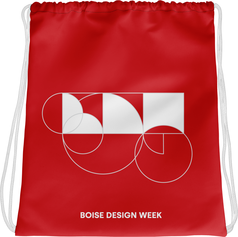 Drawstring Bag Red