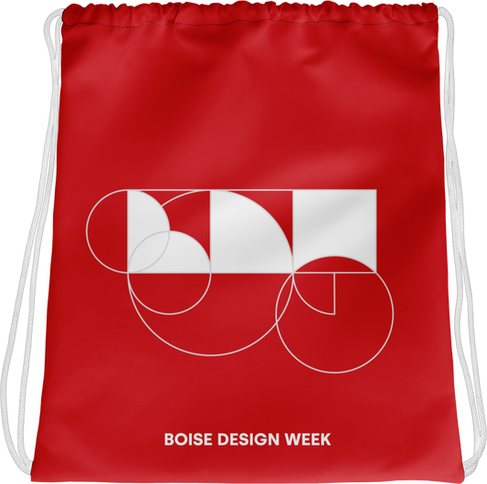 Drawstring Bag Red